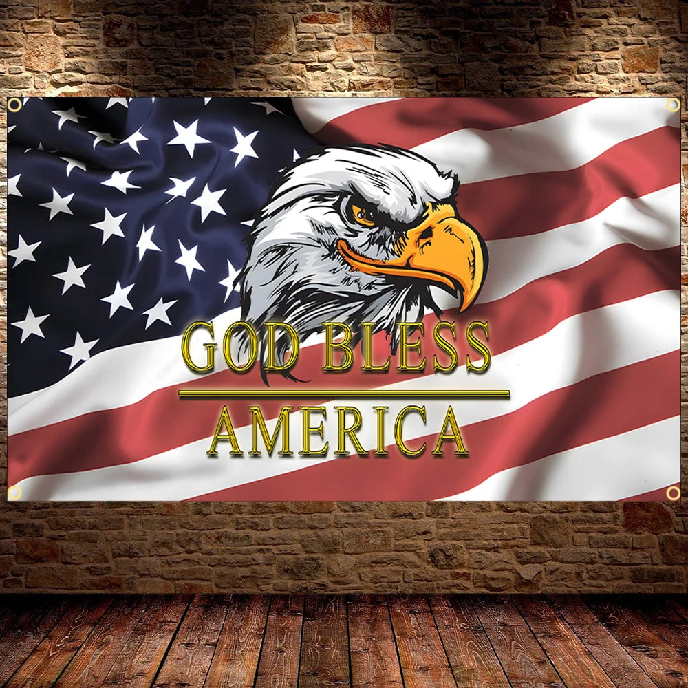 God Bless America Flag 90X150CM